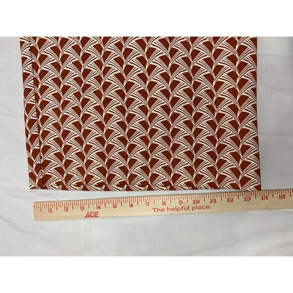 Maeve Anthropologie The Collette Orange Graphic Print Cropped Wide Leg Pants NWT - Picture 11 of 13